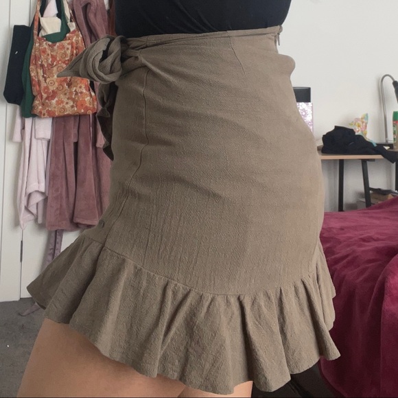 Ghanda Skirts Ghanda Linen Skirt Poshmark